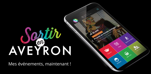 Sortie, Aveyron, application mobile